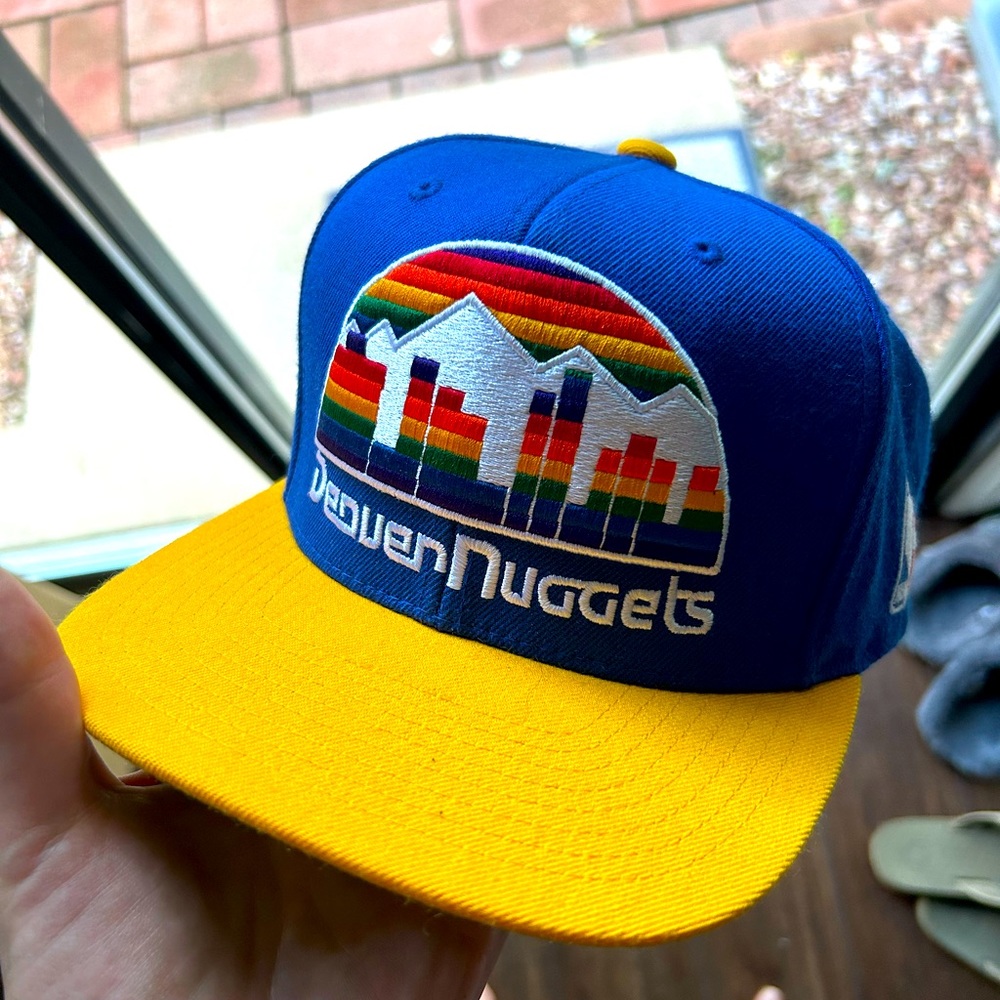 Denver Nuggets Adjustable Mitchell & Ness Hat